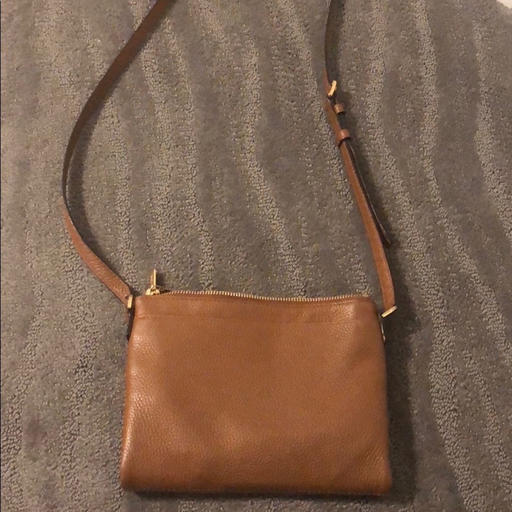 Camel cross body satchel - Picture 2 of 2